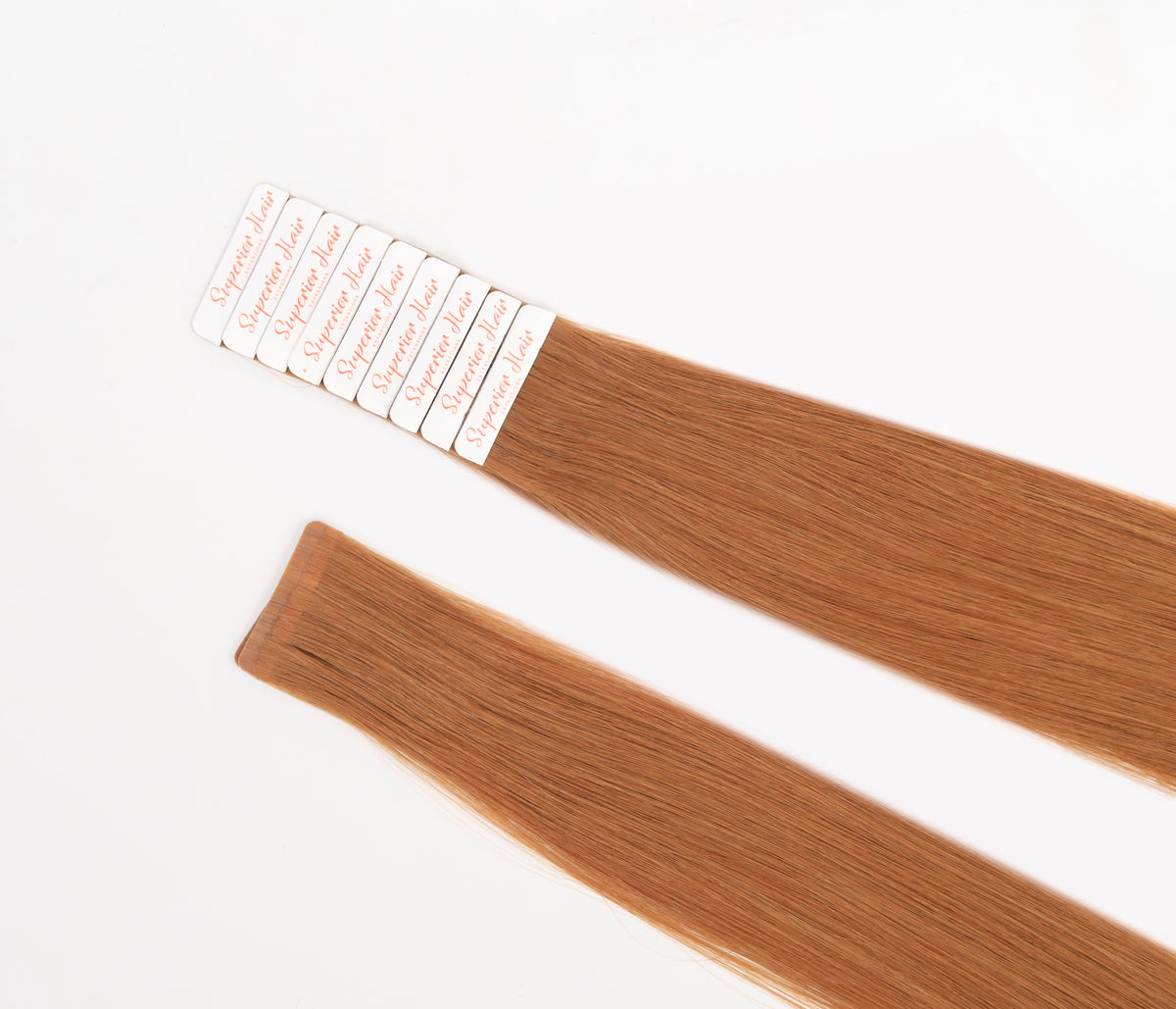 #Natural Red Ultra Seamless Tape In Extensions (NEW)