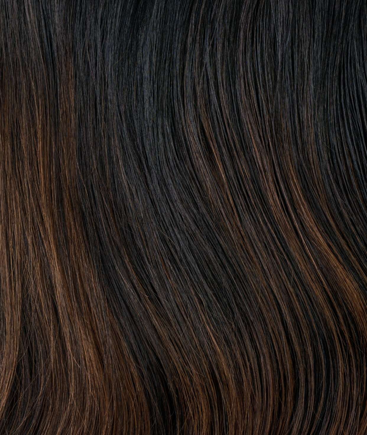 #Off Black Balayage Ultra Seamless Tape In Extensions — Value Grade