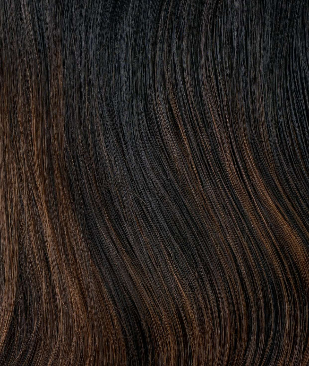 #Off Black Balayage Pre Bonded U Tip Extensions — Value Grade