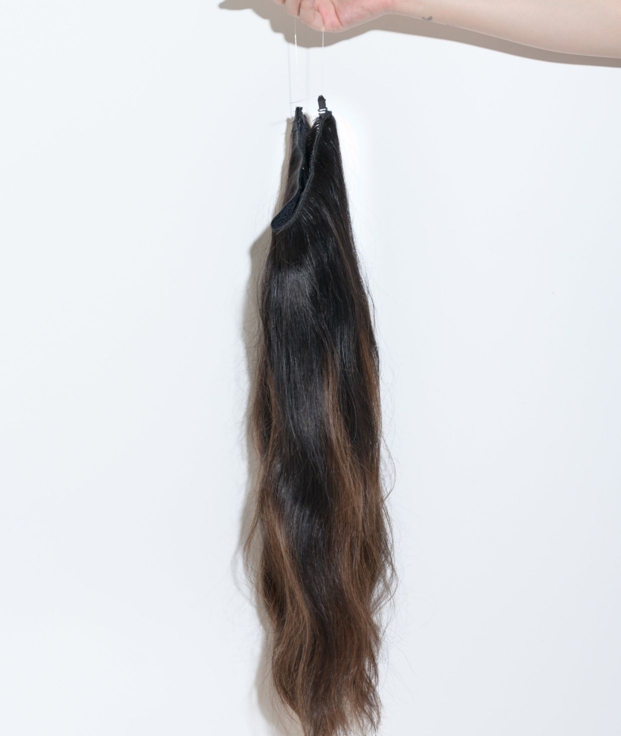 #Off Black Balayage Classic Halo Hair Extensions