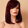 #Off Black Burgundy Ombre Mono Top Human Hair Wig