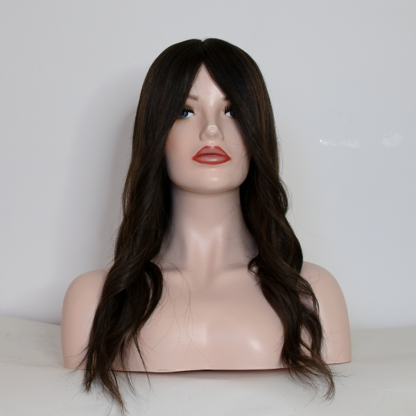 Off Black Balayage Mono Top Human Hair Wig