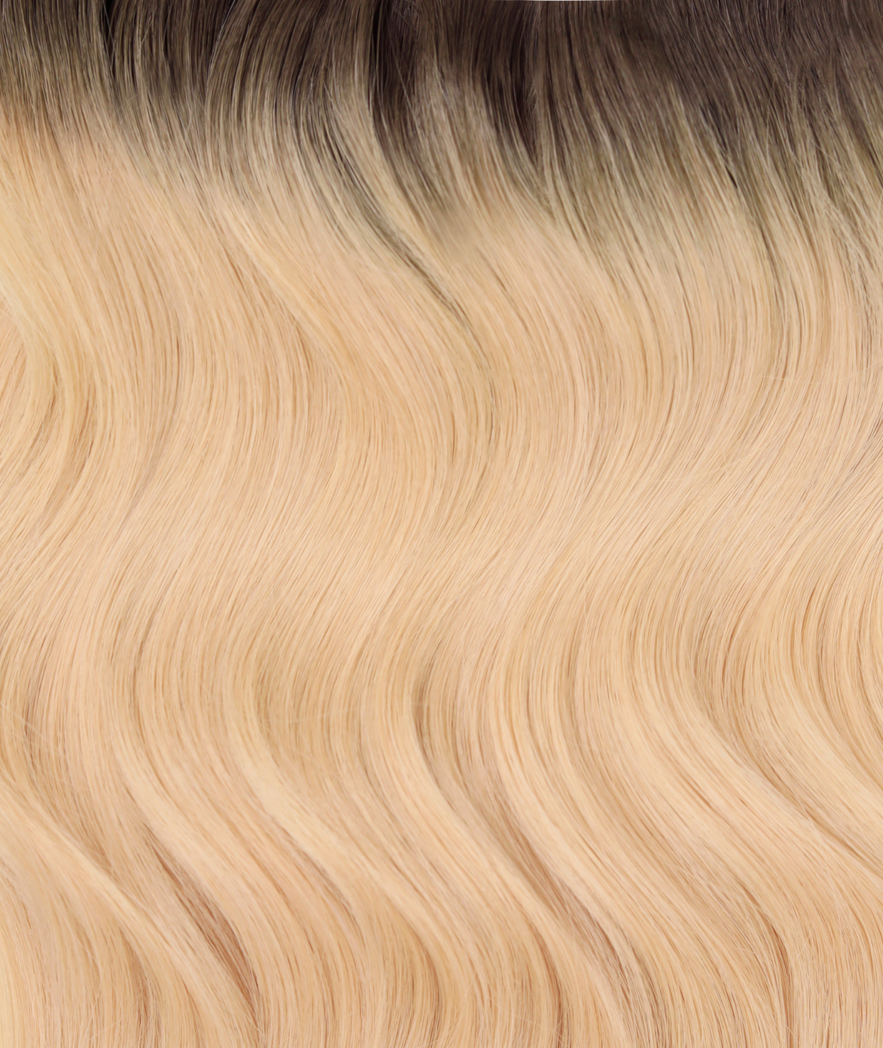 #Rooted Beach Ash Blonde Ultra Seamless Tape In Extensions (NEW)