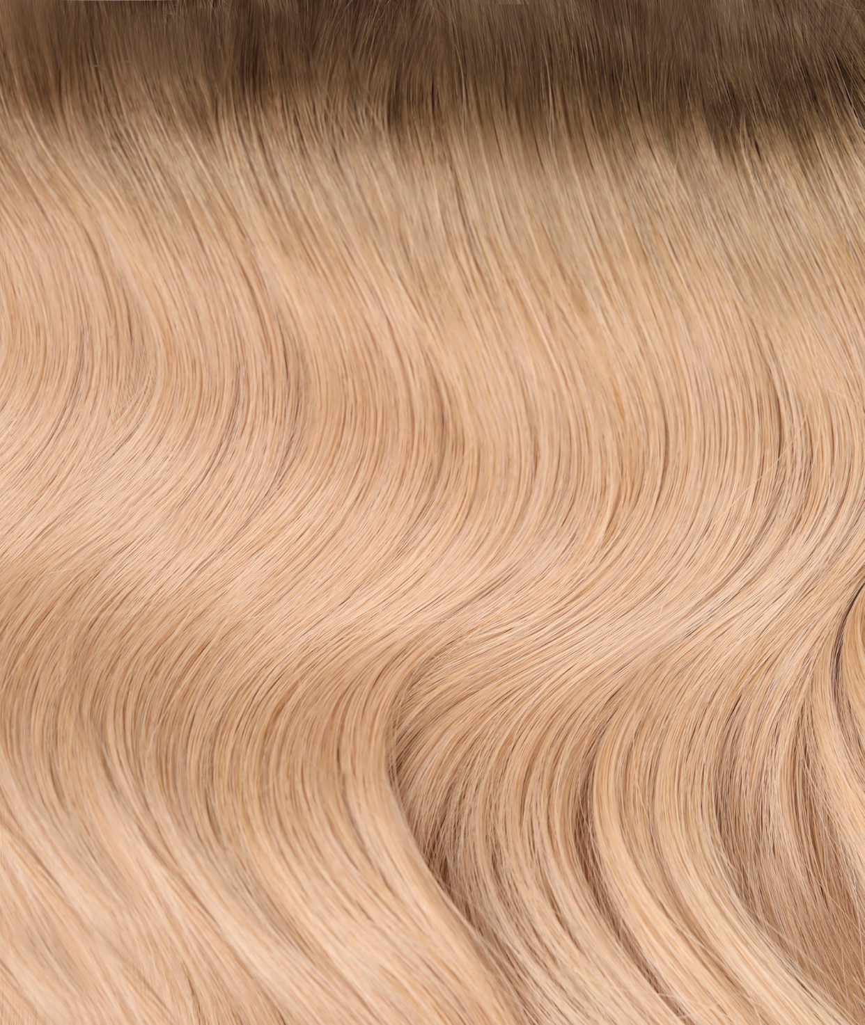 #Rooted Champagne Chestnut Ultra Seamless Tape In Extensions (NEW)