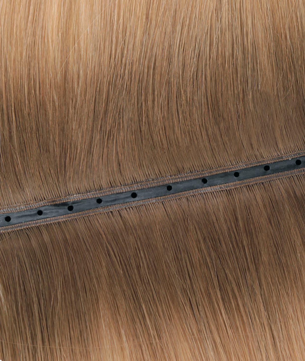 #Rooted Champagne Chestnut Superior Butterfly Weft™ Hair Extensions (NEW)