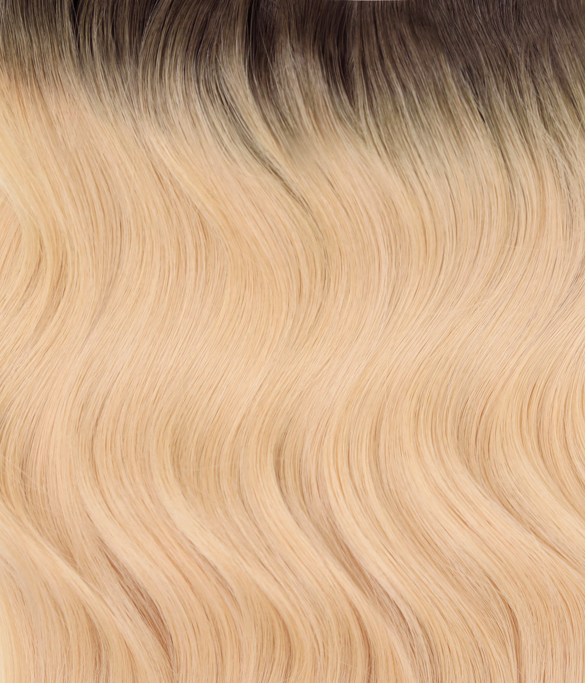 #Rooted Beach Ash Blonde Superior Butterfly Weft™ Extensions (NEW)