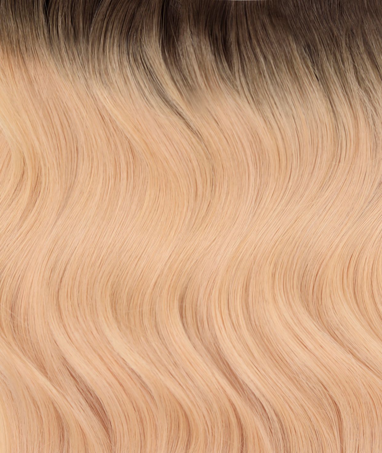 #Rooted Beach Ash Blonde Ultra Seamless Tape In Extensions (NEW)