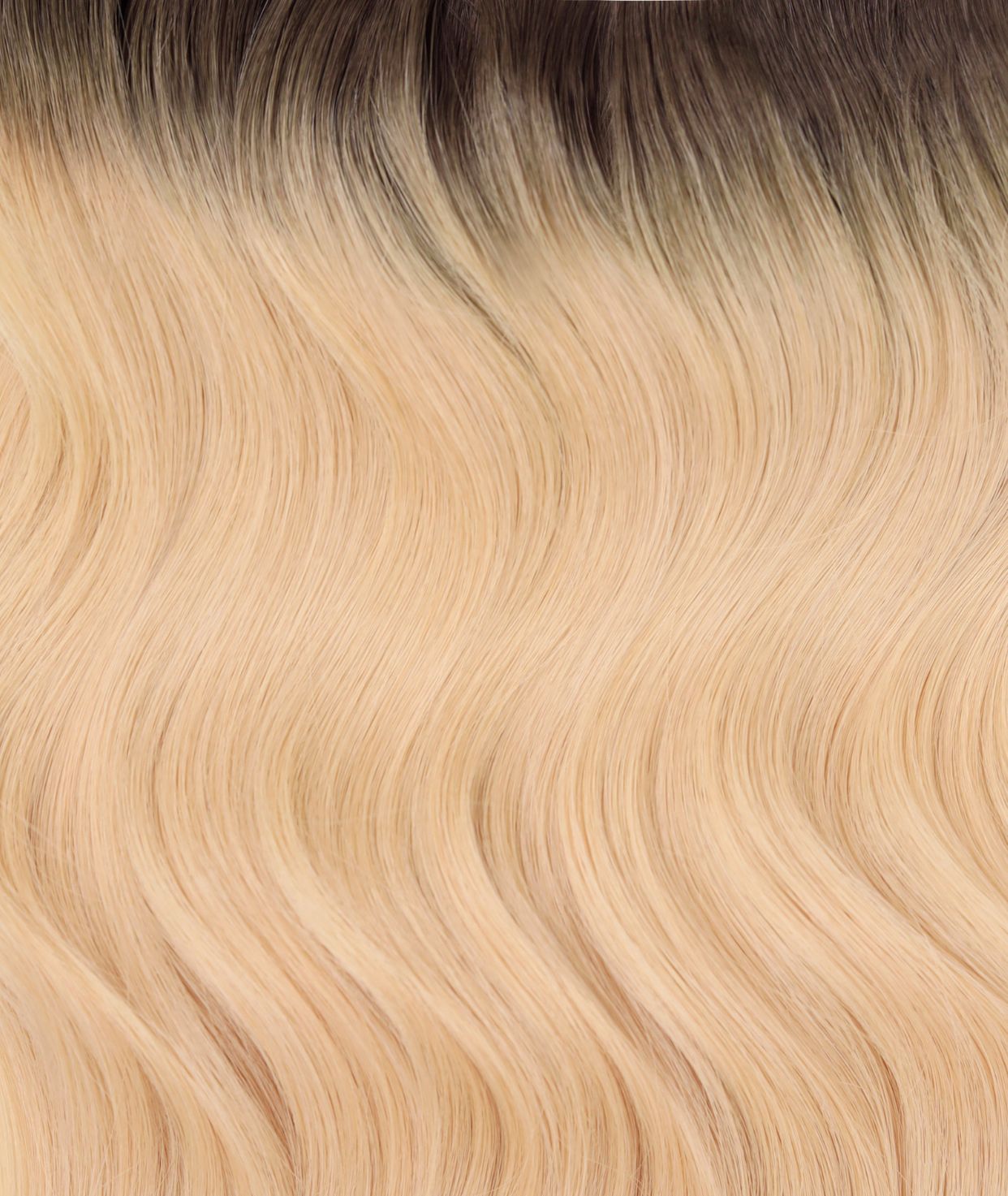 #Rooted Beach Ash Blonde Superior Butterfly Weft™ Extensions (NEW)