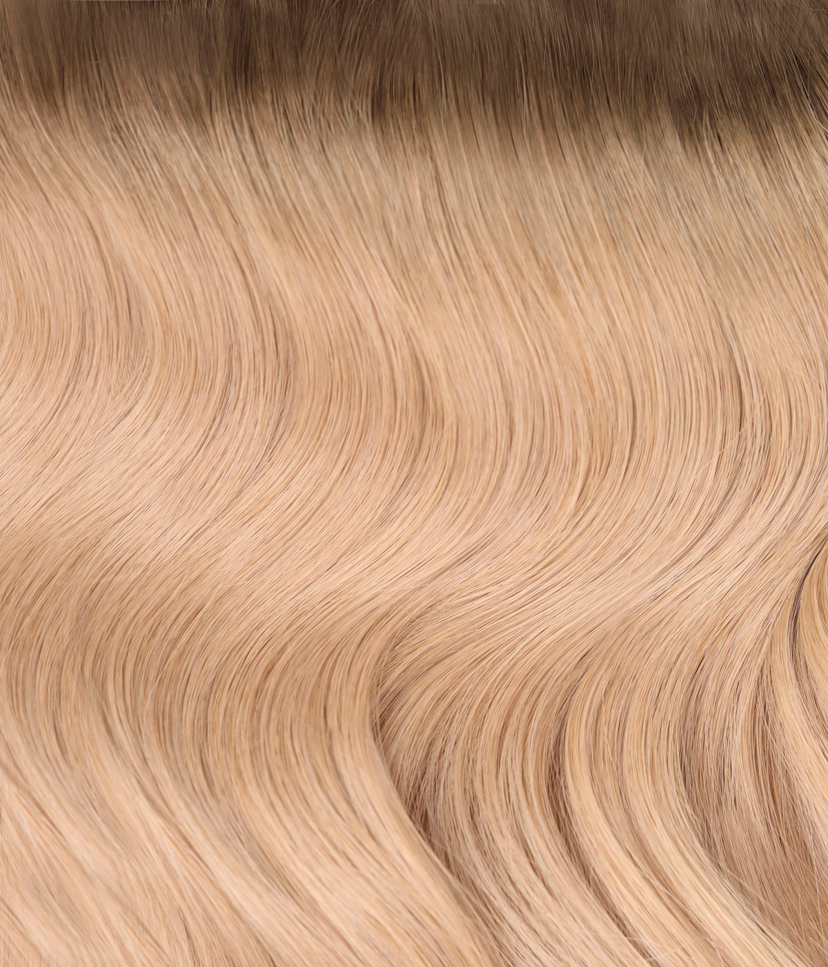 #Rooted Champagne Chestnut Superior Butterfly Weft™ Extensions (NEW)