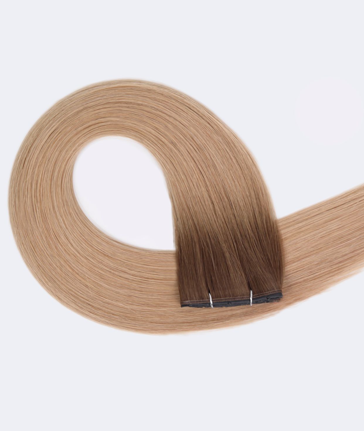 #Rooted Champagne Chestnut Superior Butterfly Weft™ Extensions (NEW)
