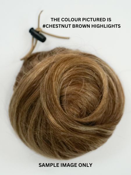 Light Grey Clip-In Bun Extension