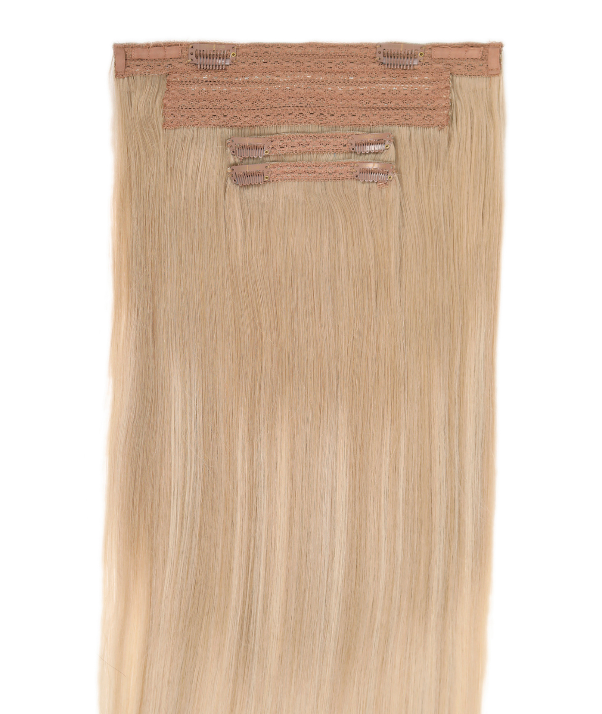 #Sandy Blonde Balayage Classic Halo Hair Extensions — Value Grade