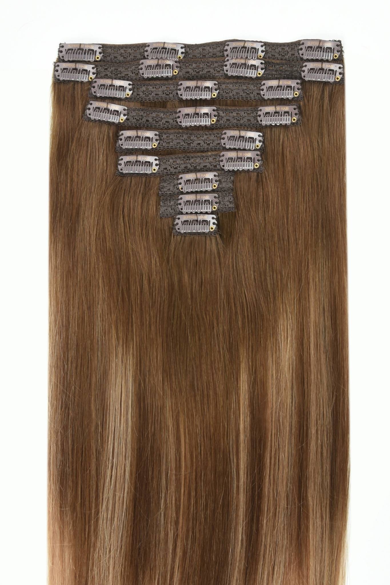#Bronde Balayage Classic Clip In Hair Extensions 9pcs — Value Grade