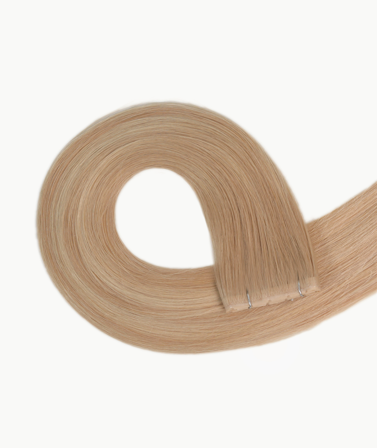 #Sandy Blonde Balayage Invisi Butterfly Weft™ Hair Extensions