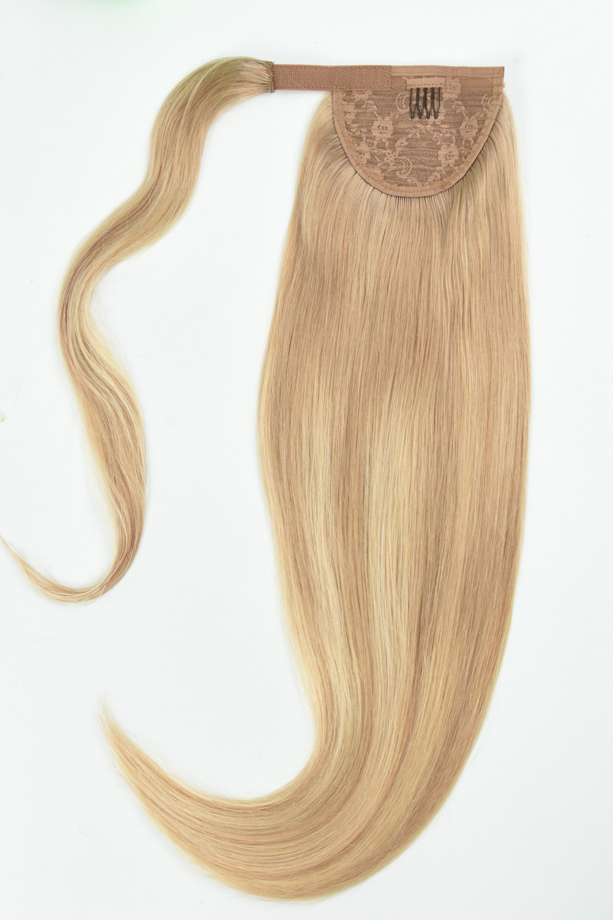 #Sandy Blonde Balayage Ponytail Extensions