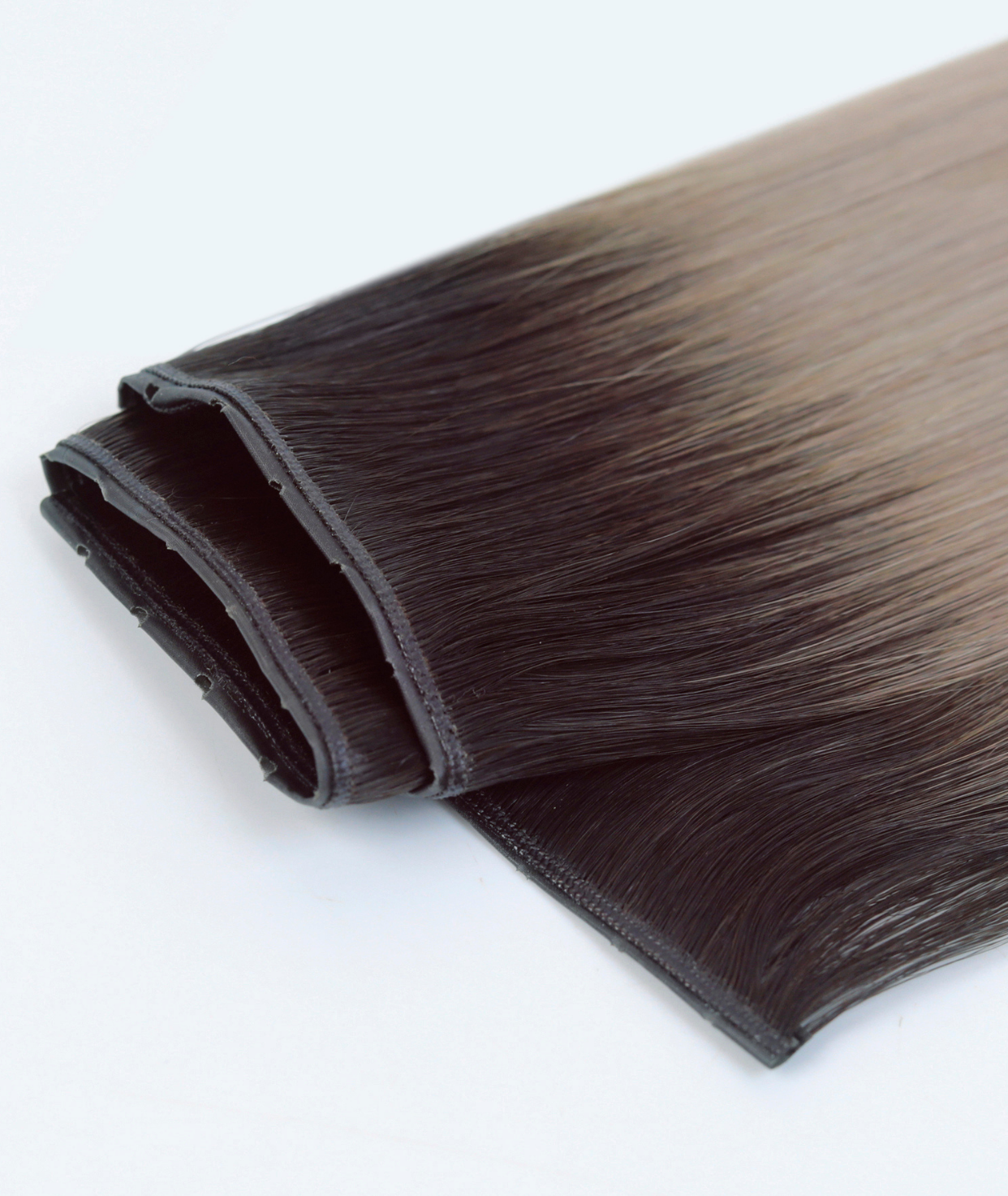 #Smokey Ombre Superior Butterfly Weft™ Hair Extensions