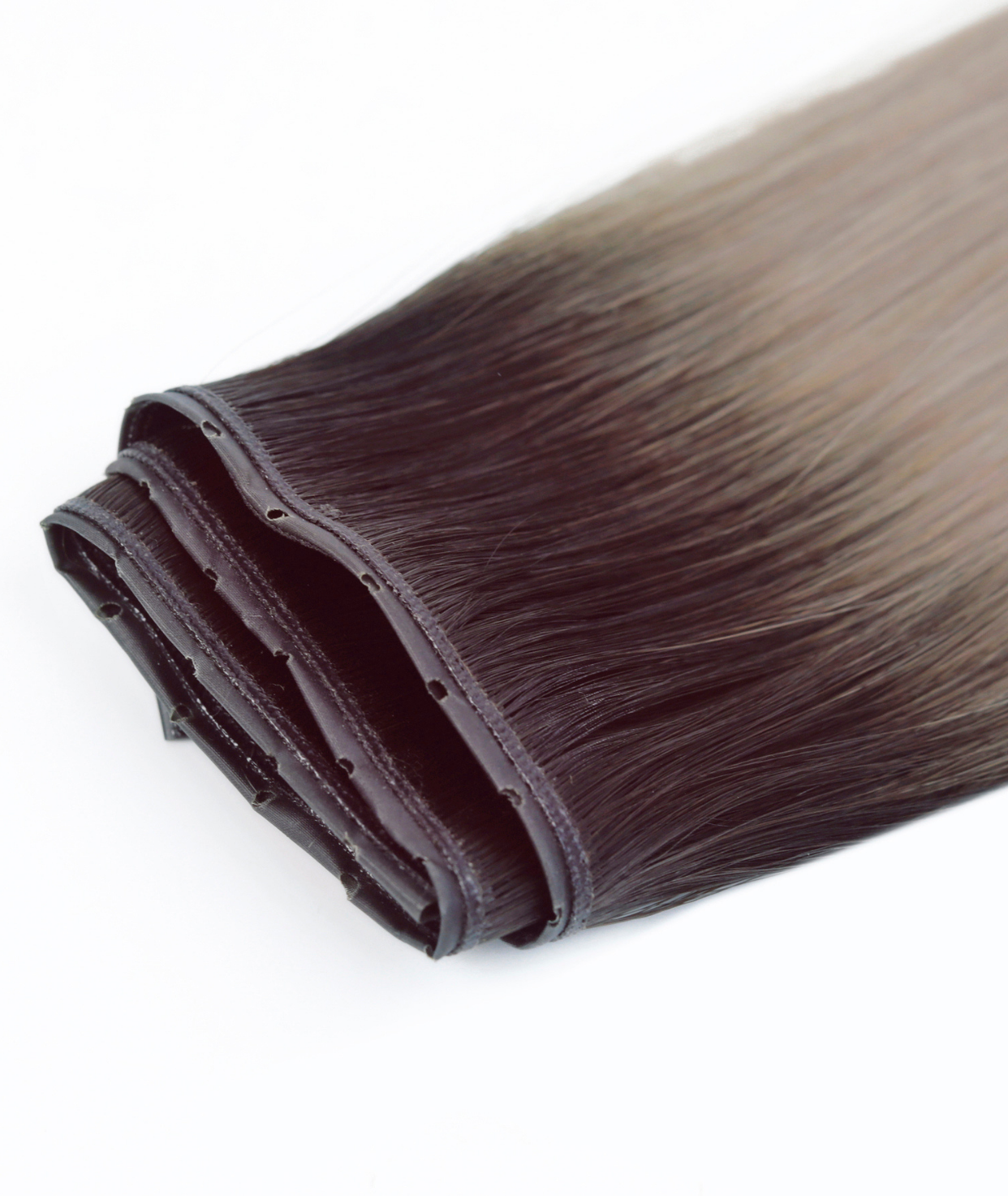 #Smokey Ombre Superior Butterfly Weft™ Hair Extensions