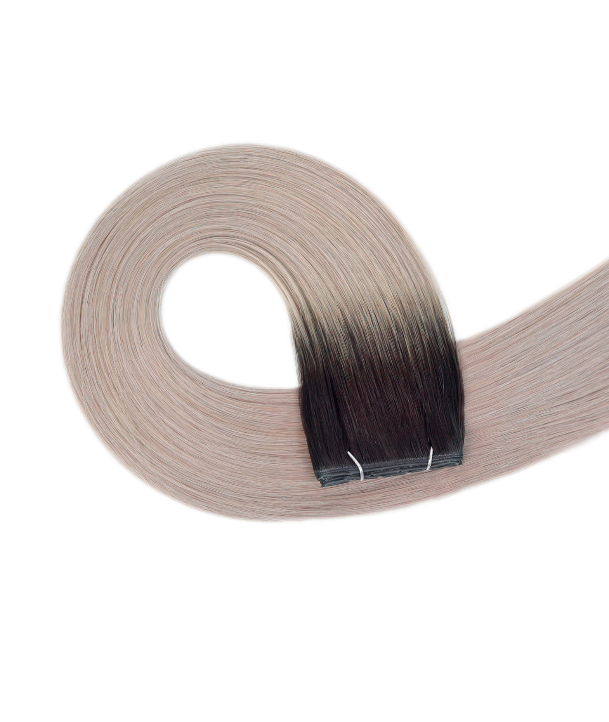 #Smokey Ombre Superior Butterfly Weft™ Hair Extensions