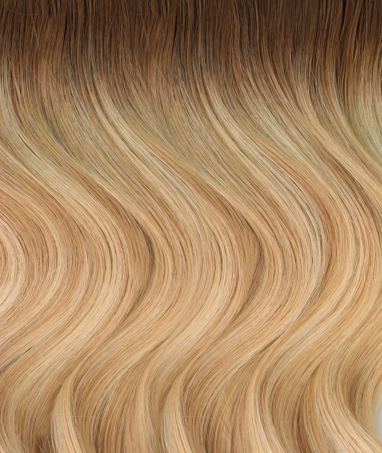 #Toffee Cream Balayage Genius Weft Extensions