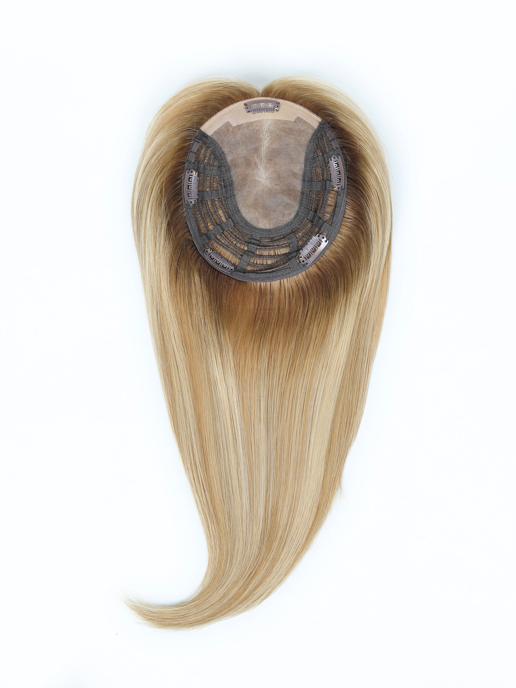#Toffee Cream Balayage Topper With Invisible Wire (65g)