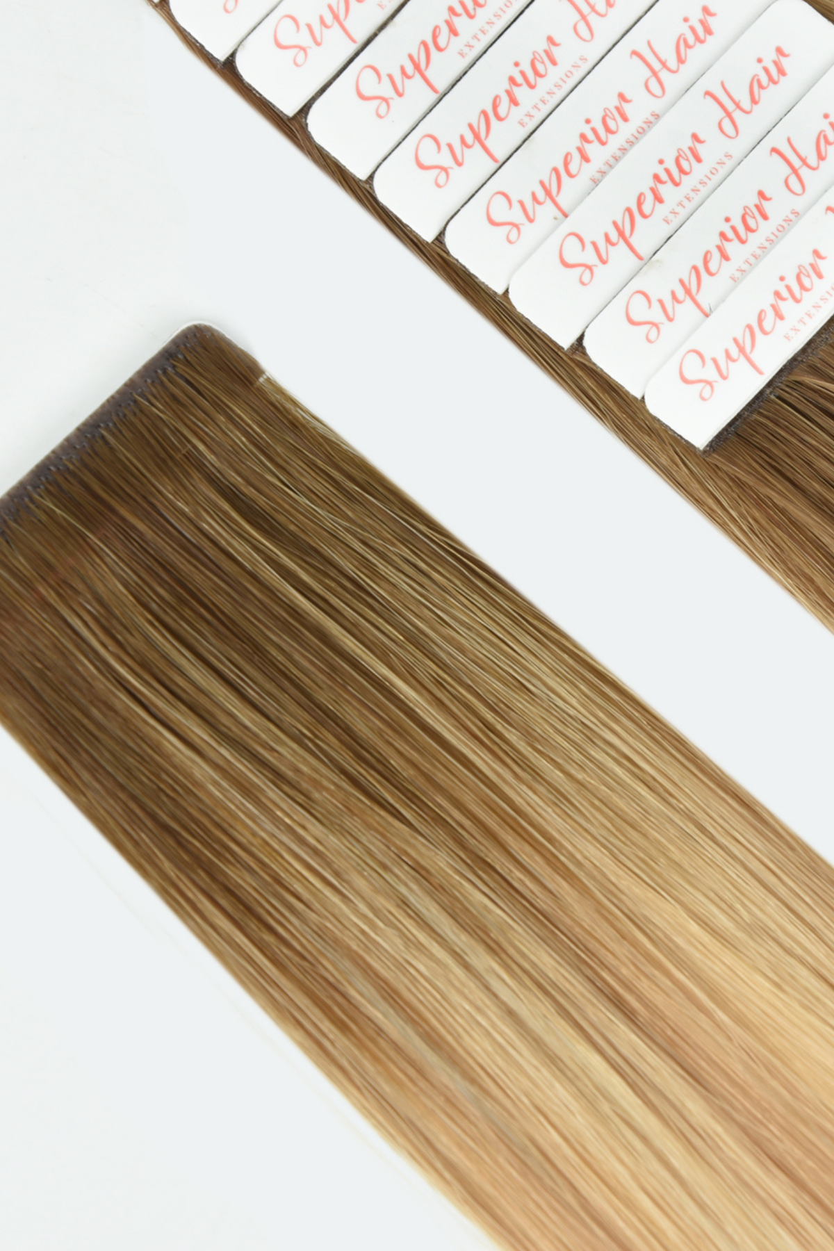 #Toffee Cream Balayage Invisi Tape Hair Extensions