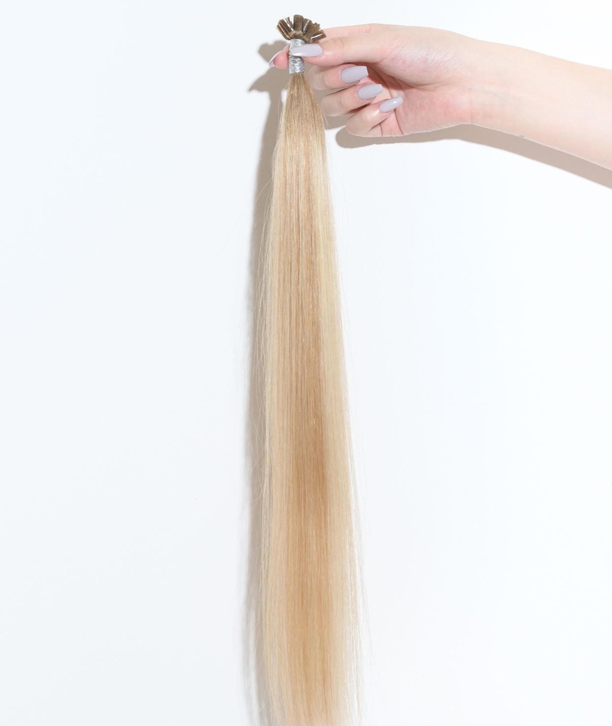 #Toffee Cream Balayage Pre Bonded U Tip Extensions — Value Grade