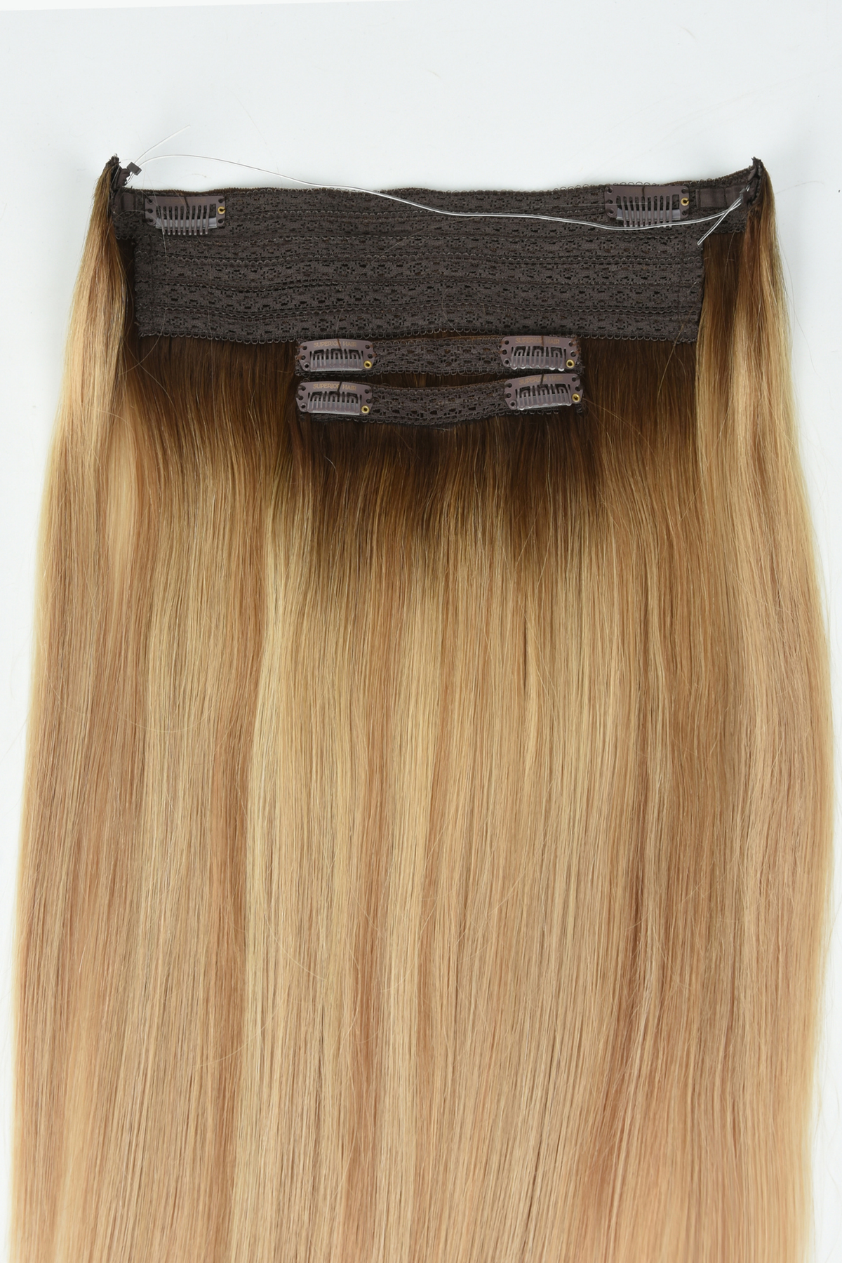 Toffee Cream Balayage Classic Halo Hair Extensions