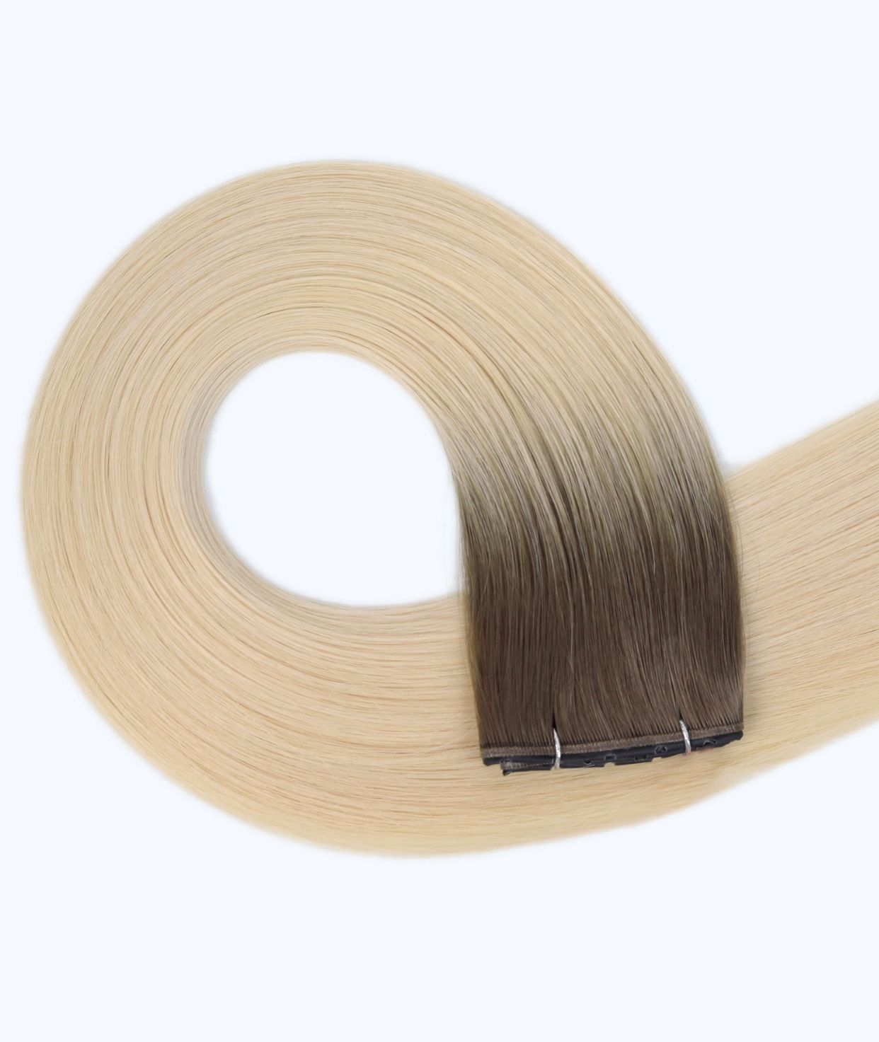 #Arctic Blonde Balayage Superior Butterfly Weft™ Hair Extensions