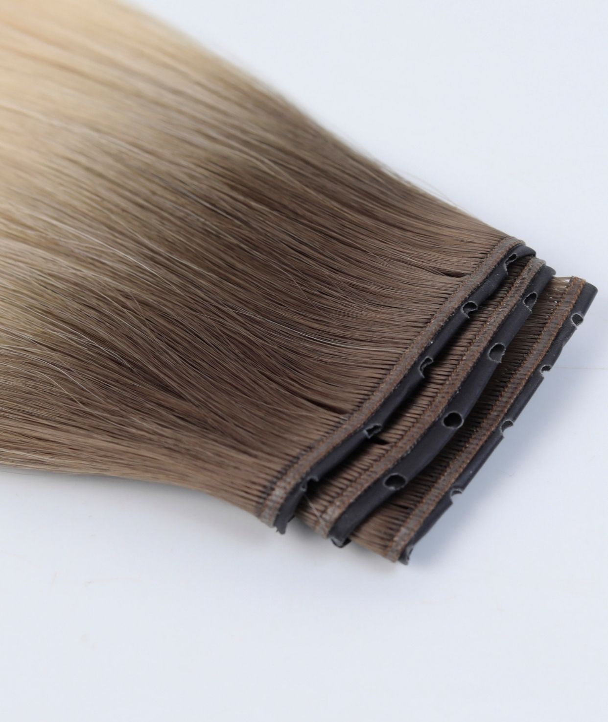#Arctic Blonde Balayage Superior Butterfly Weft™ Hair Extensions