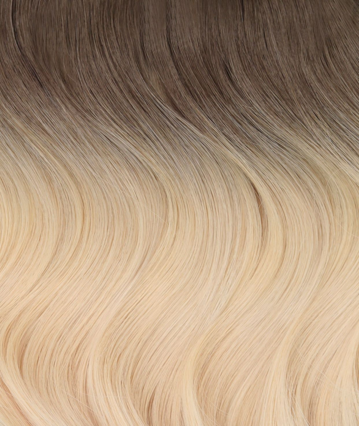#Arctic Blonde Balayage Invisi Tape Hair Extensions — Value Grade