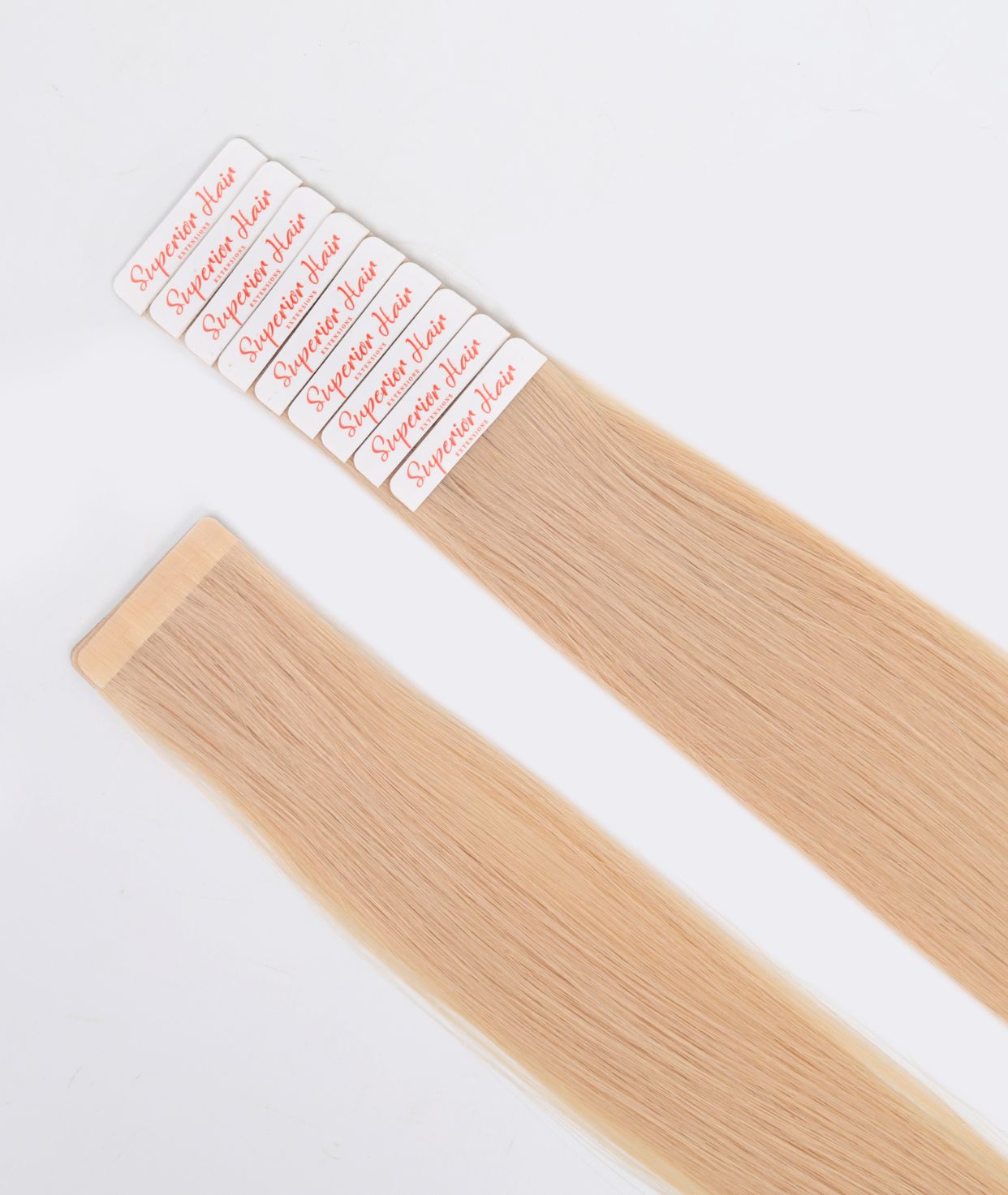 #Beach Ash Blonde Ultra Seamless Tape In Extensions (NEW)