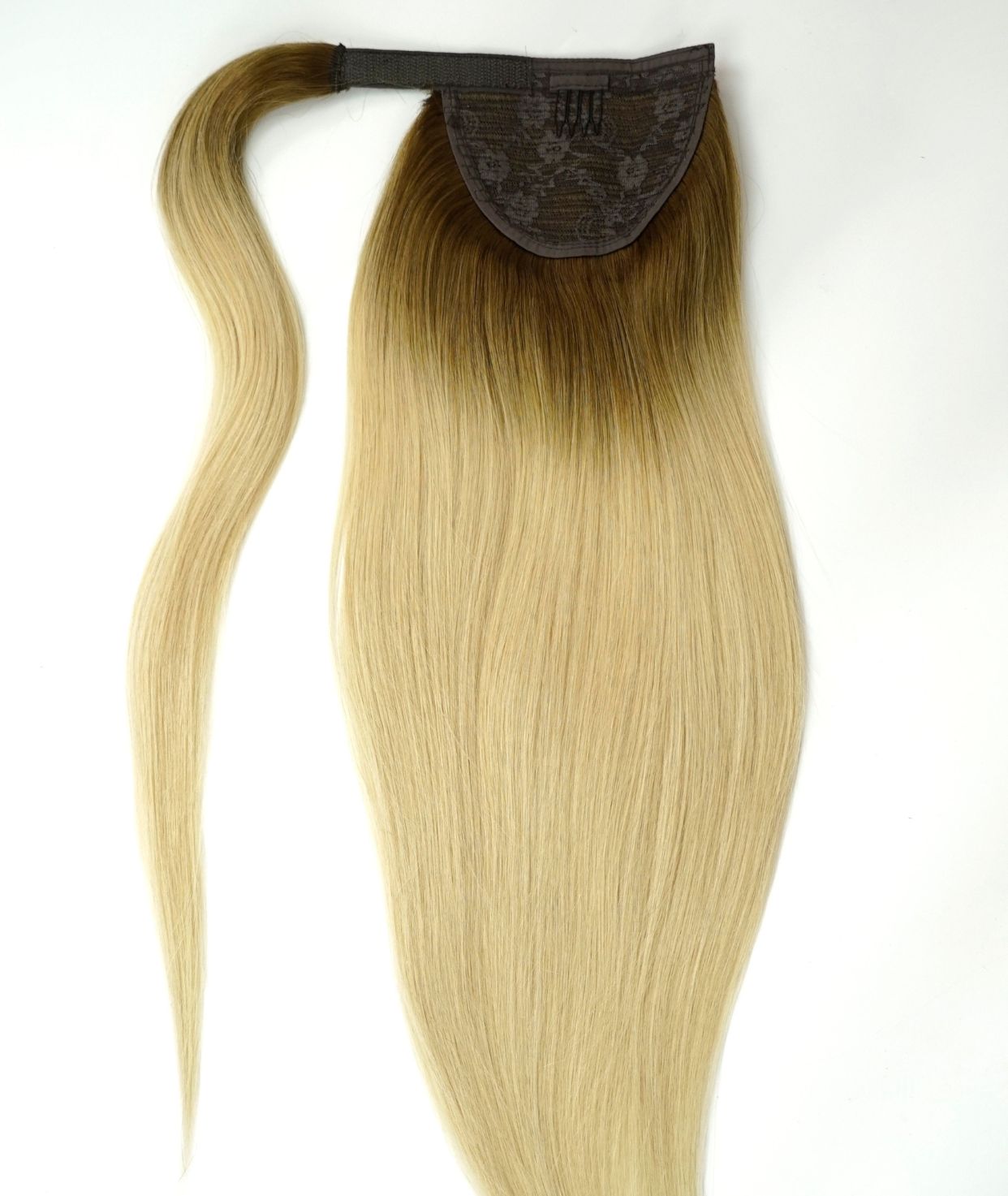 #Beach Blonde Ombre Ponytail Hair Extensions