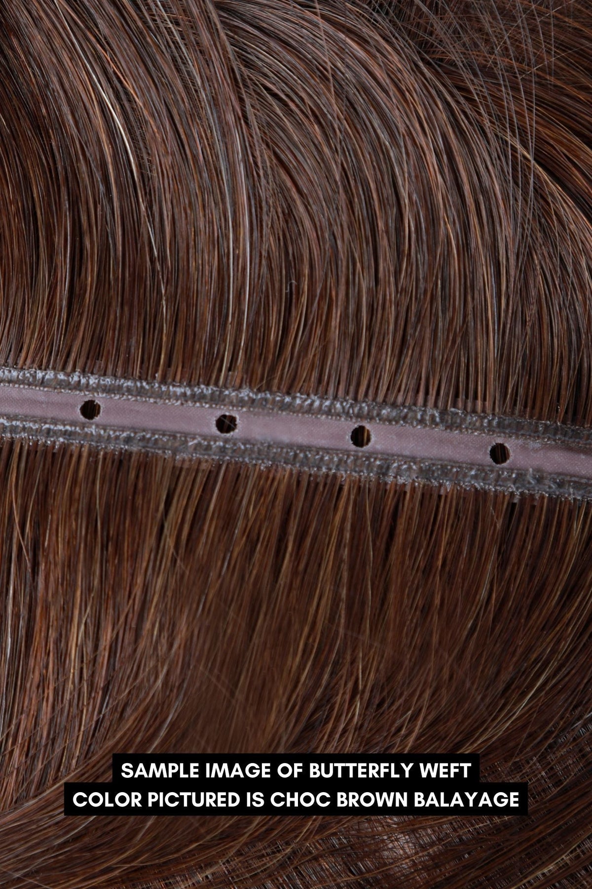 #6 Chestnut Brown Butterfly Weft Extensions