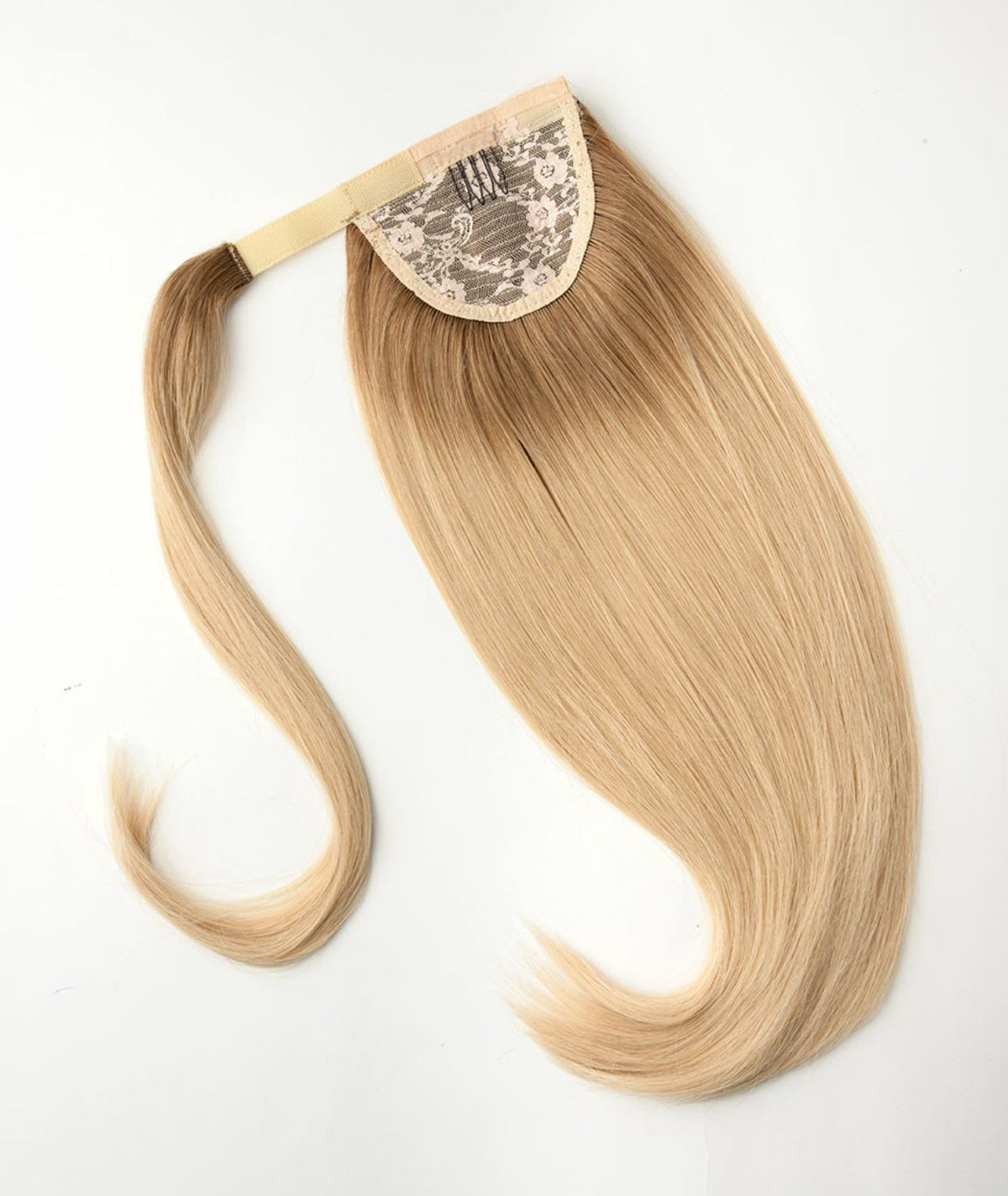 #Cappuccino Ombre Ponytail Extensions — Value Grade