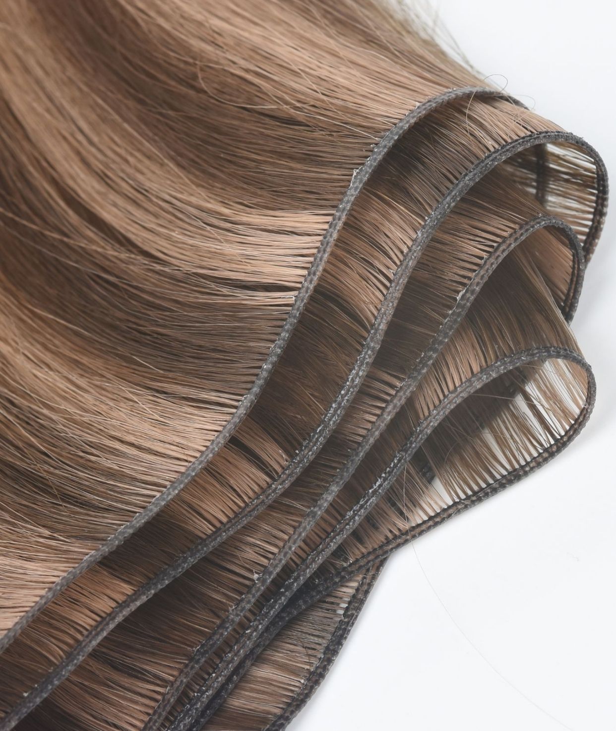 #Chestnut Brown Highlights Genius Hair Weft Extensions