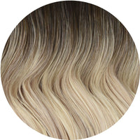 #Iced Coffee Balayage Butterfly Weft Extensions
