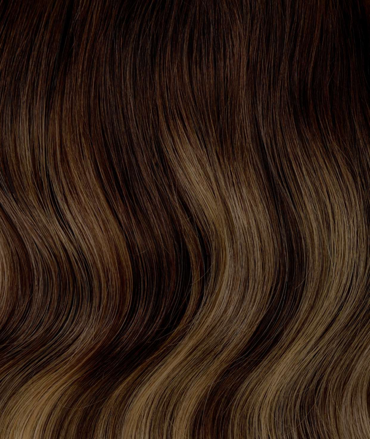 #Dark Ash Brown Balayage Ultra Seamless Tape In Extensions