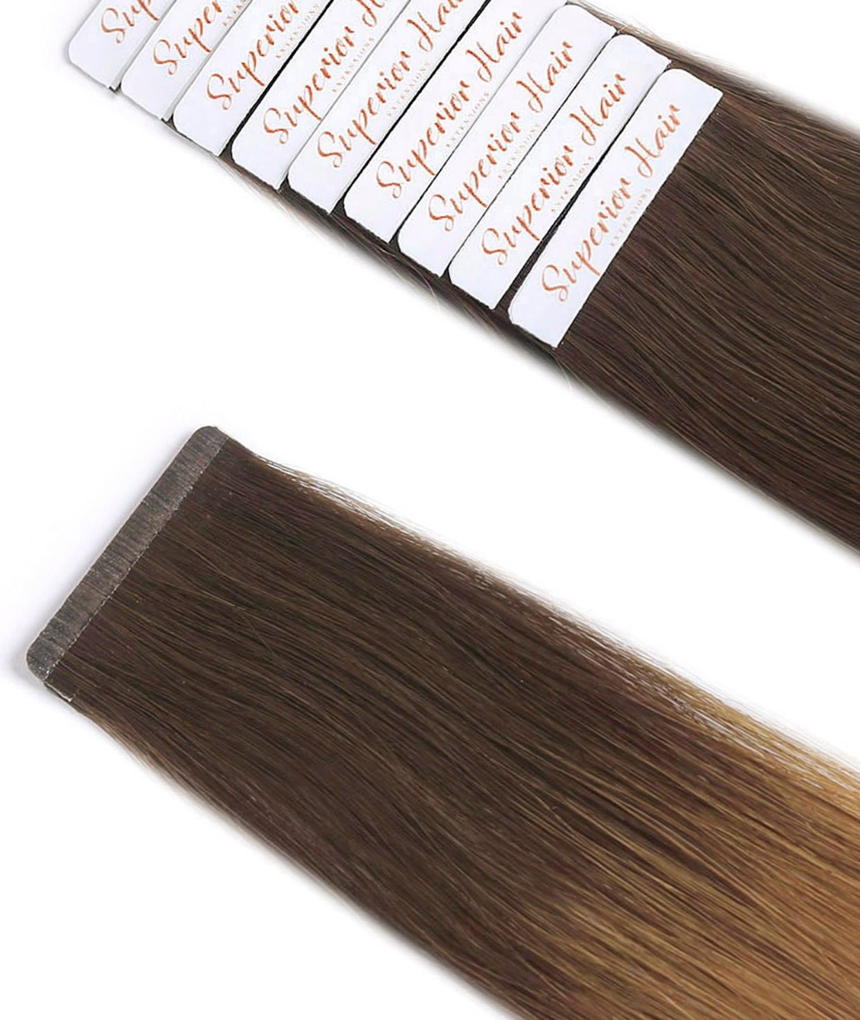 #Ginger Snap Ultra Seamless Tape In Extensions — Value Grade