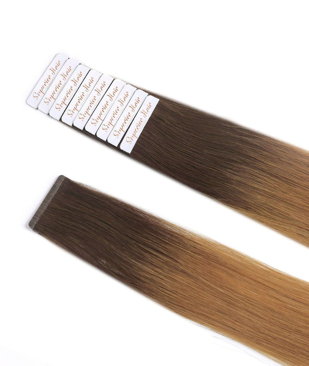 #Ginger Snap Ultra Seamless Tape In Extensions — Value Grade