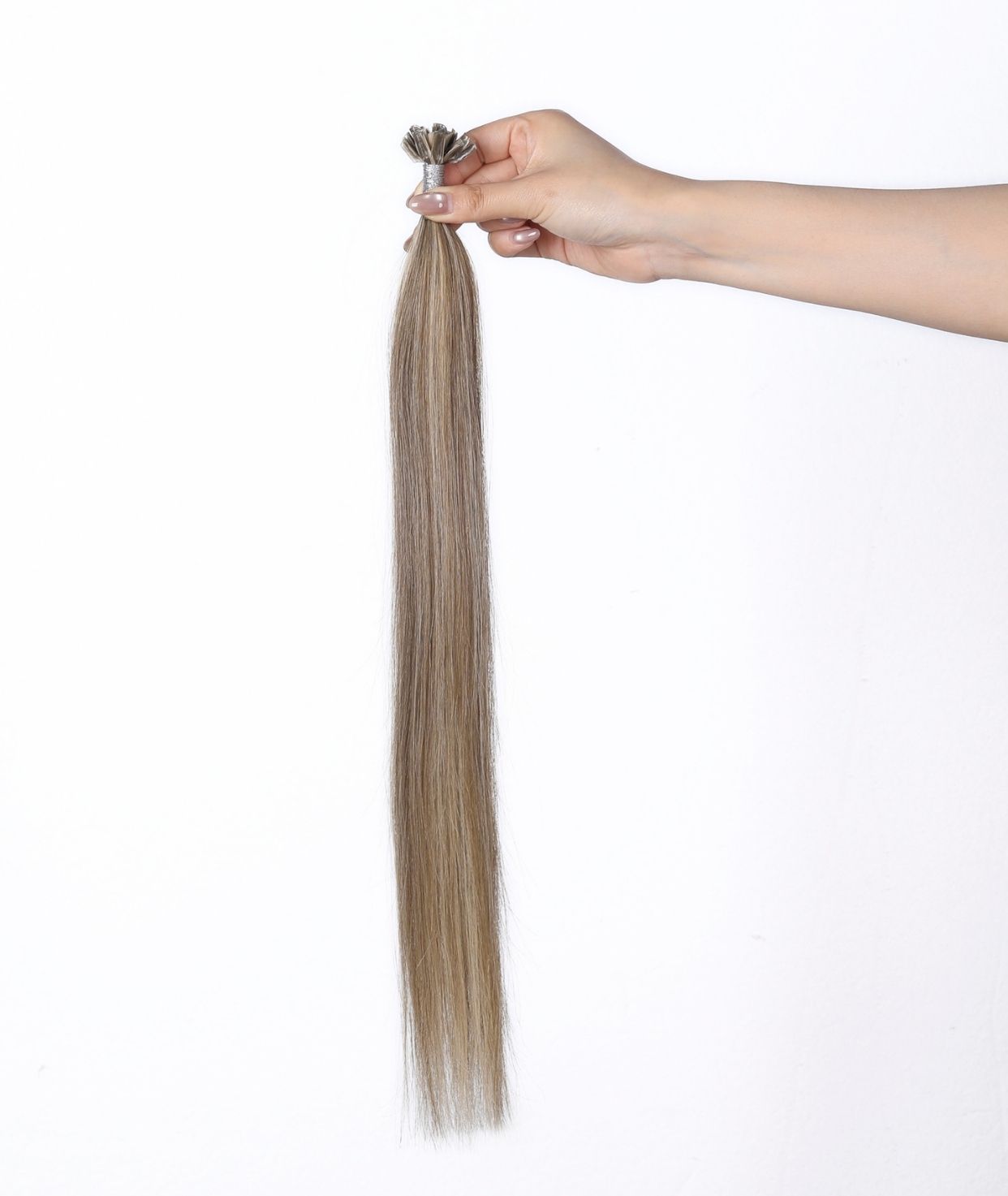 #Hazelnut Twist Pre Bonded U Tip Extensions — Value Grade