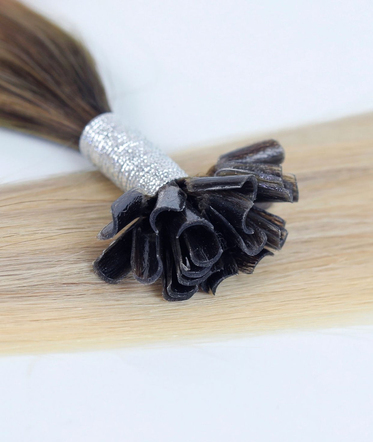 #Iced Coffee Balayage Pre Bonded U Tip Extensions — Value Grade