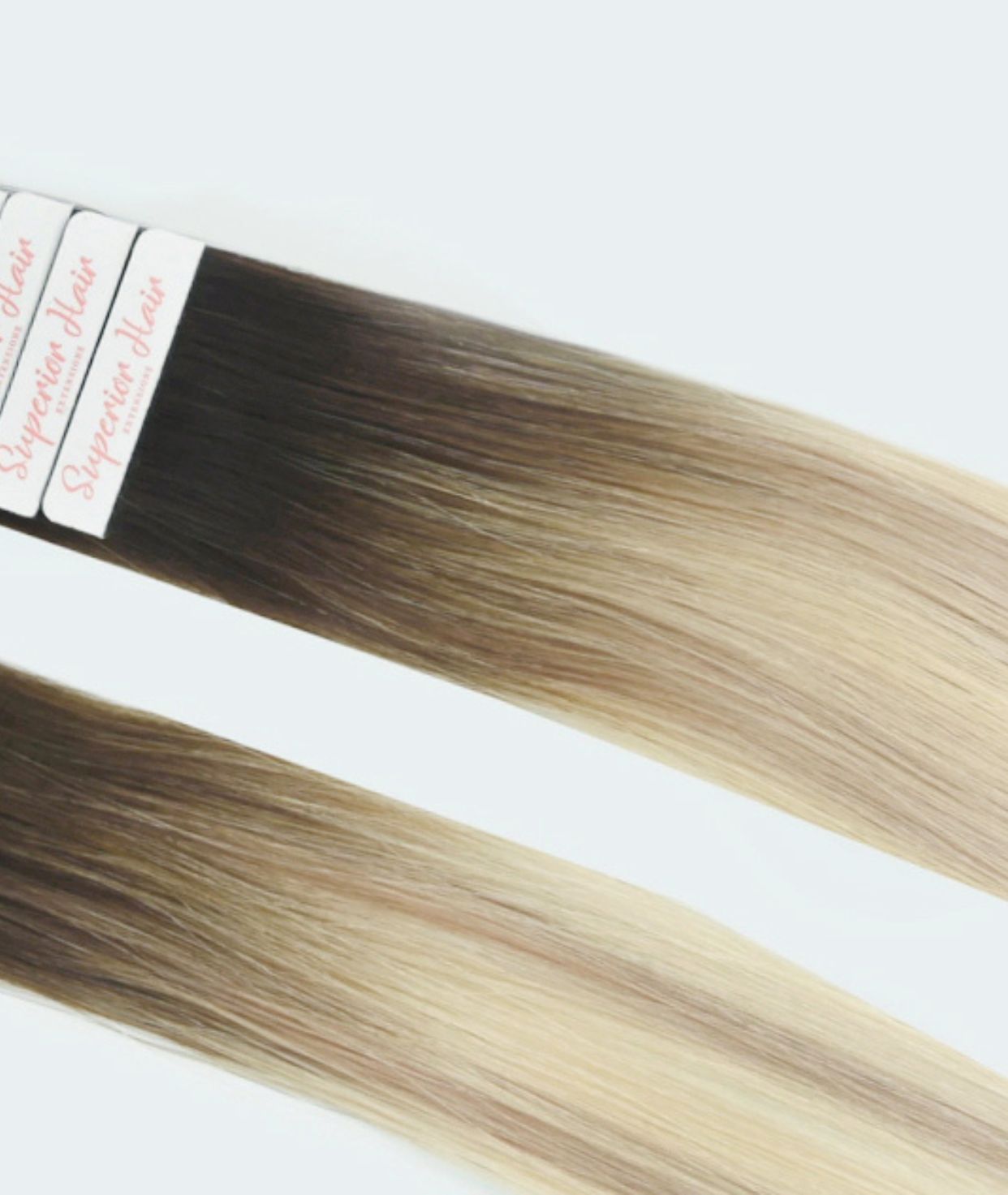 #Iced Coffee Balayage Invisi Tape Hair Extensions