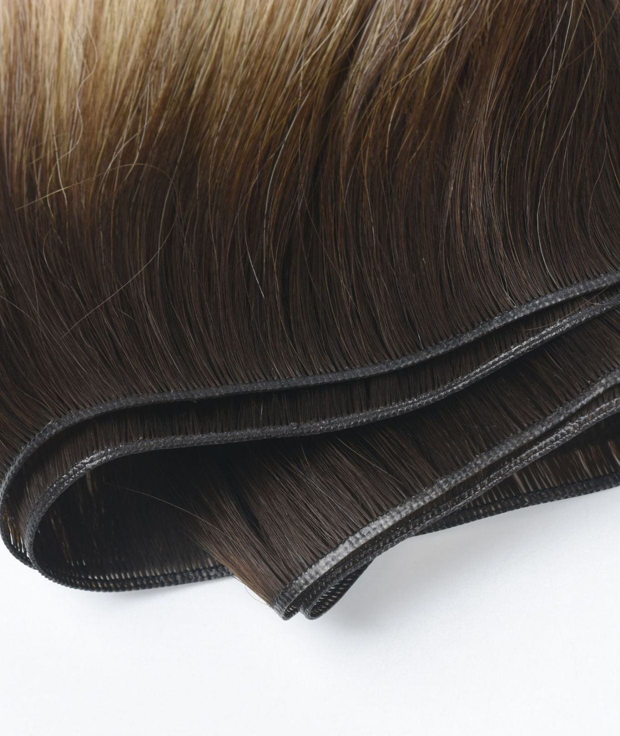 #Iced Coffee Balayage Genius Hair Weft Extensions
