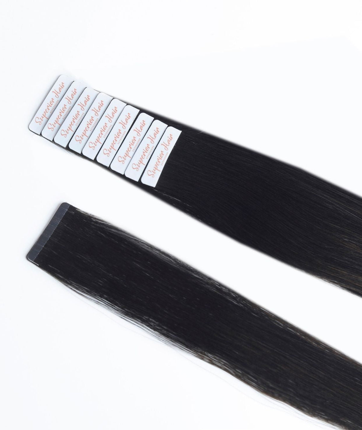 #Off Black Balayage Ultra Seamless Tape In Extensions — Value Grade