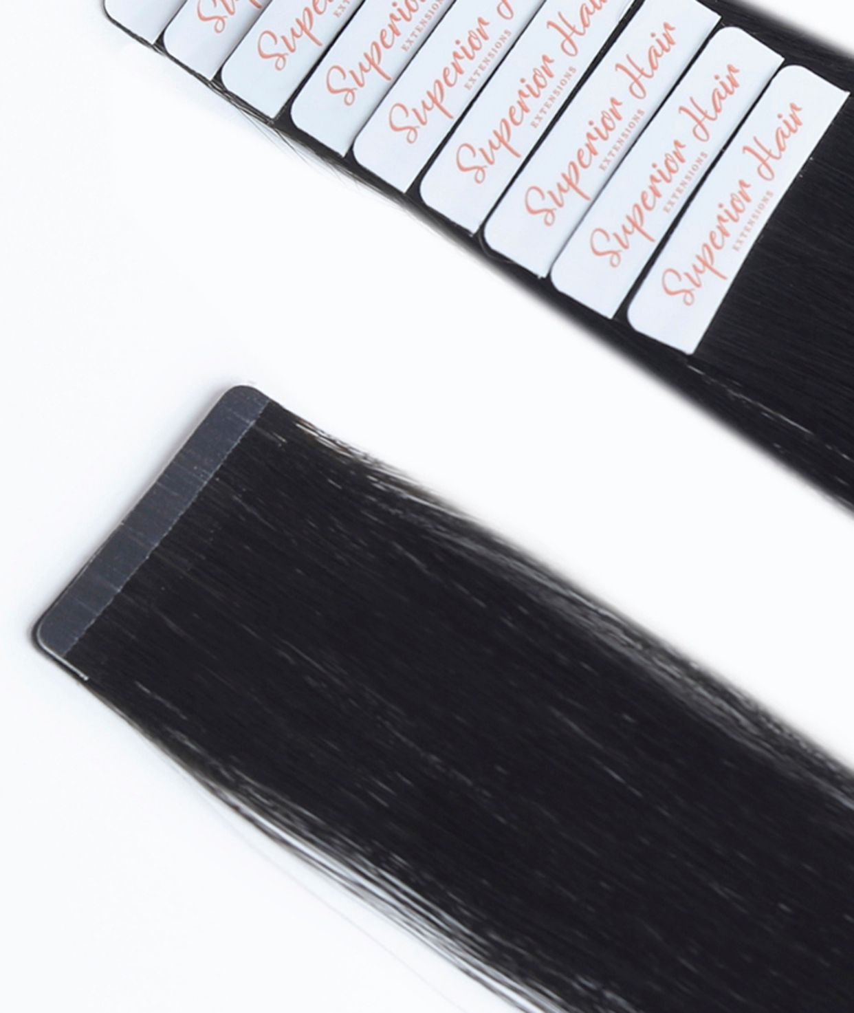 #Off Black Balayage Ultra Seamless Tape In Extensions — Value Grade
