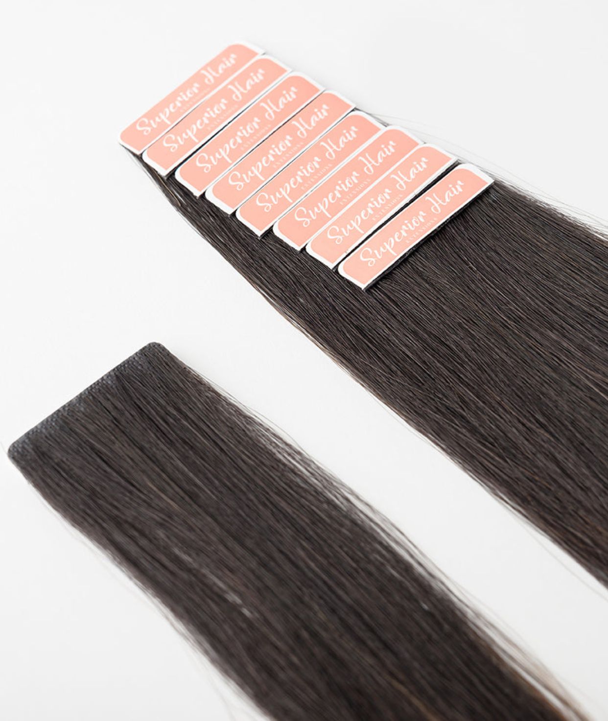 #Off Black Balayage Invisi Tape Hair Extensions