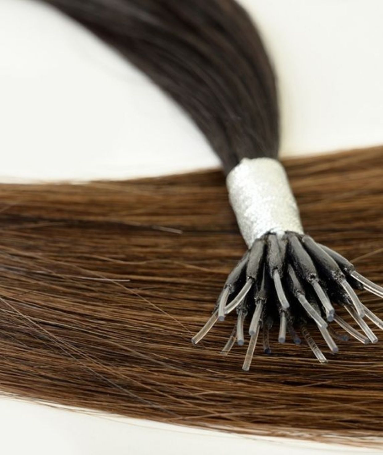 #Off Black Balayage Nano Tip Hair Extensions