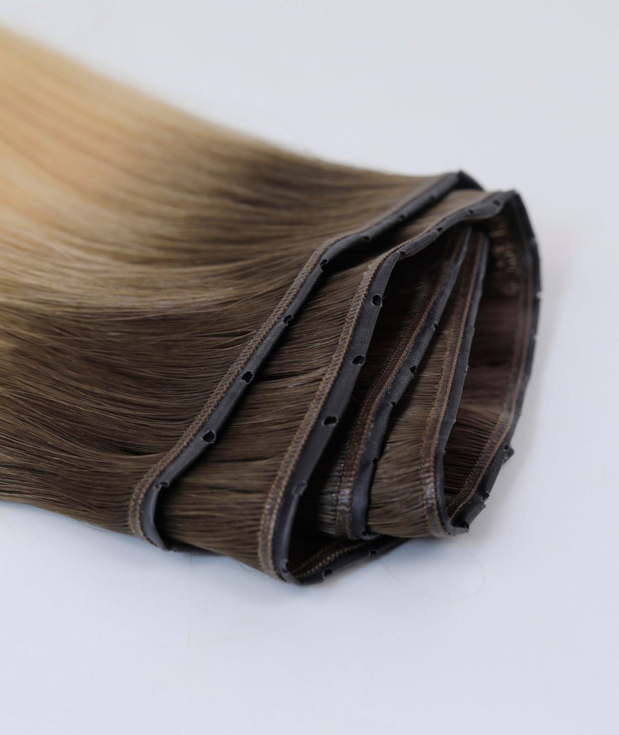 #Rooted Beach Ash Blonde Superior Butterfly Weft™ Hair Extensions (NEW)