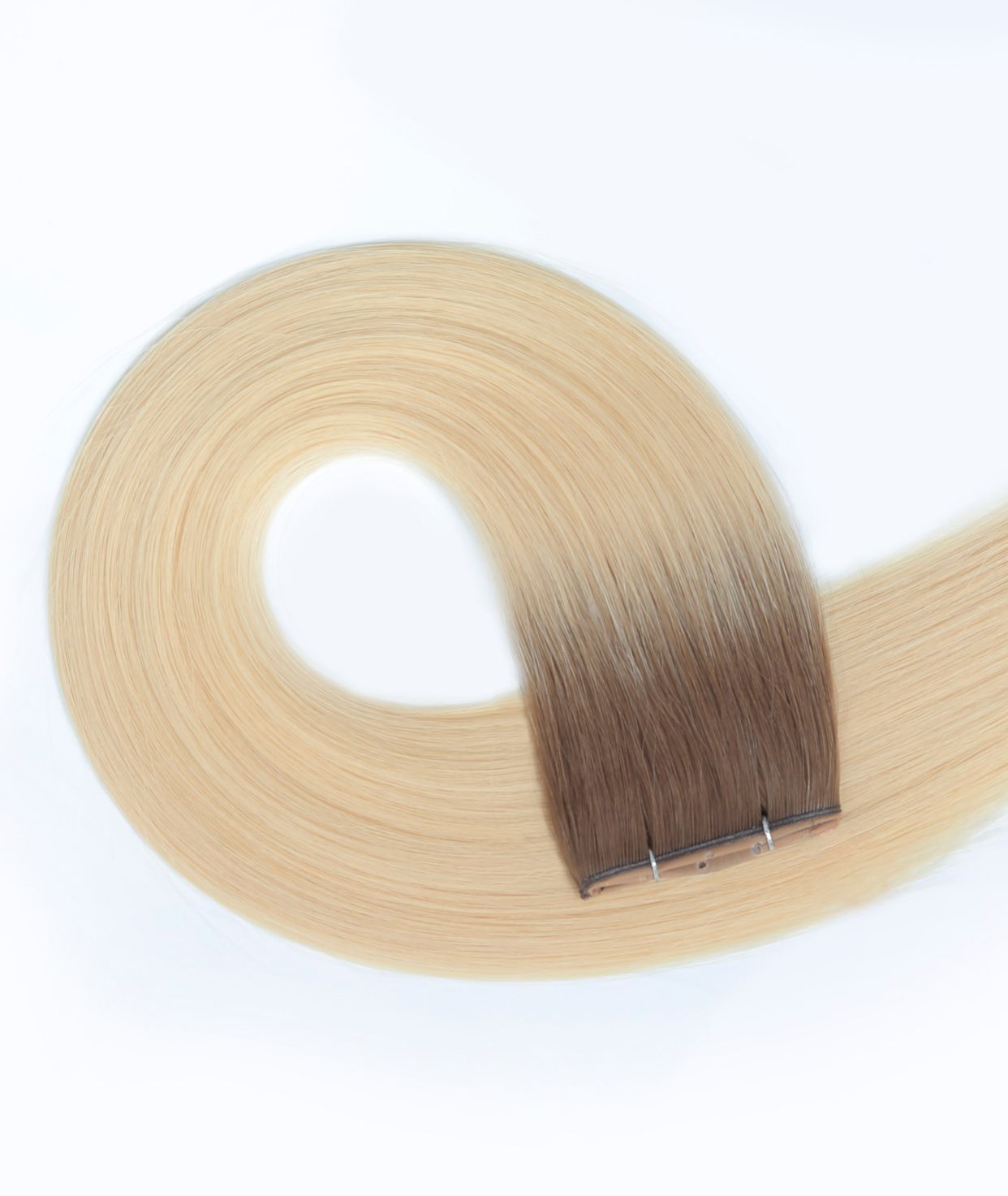 #Rooted Hollywood Blonde Superior Butterfly Weft™ Extensions (NEW)