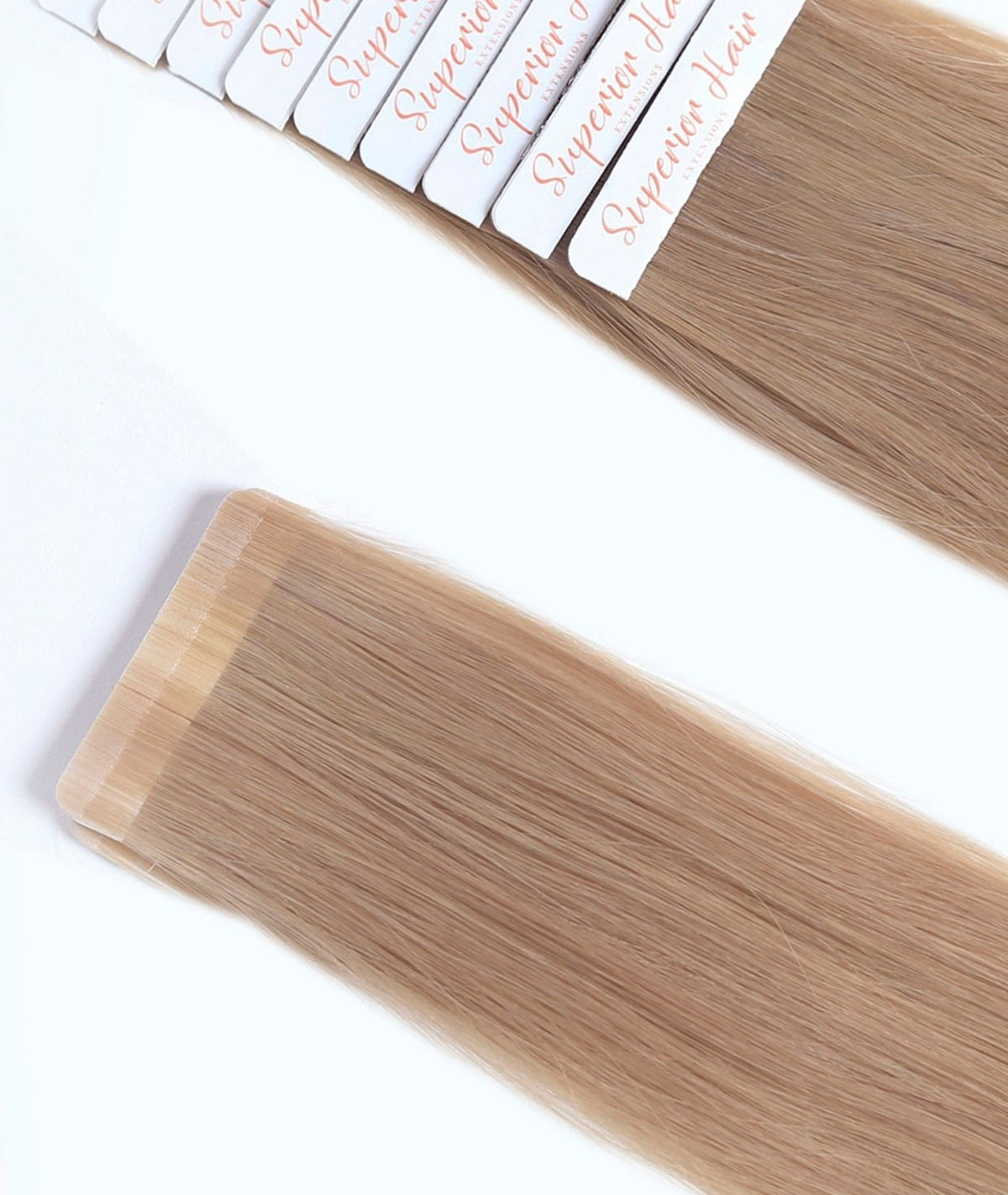 #Sandy Blonde Balayage Ultra Seamless Tape In Extensions — Value Grade